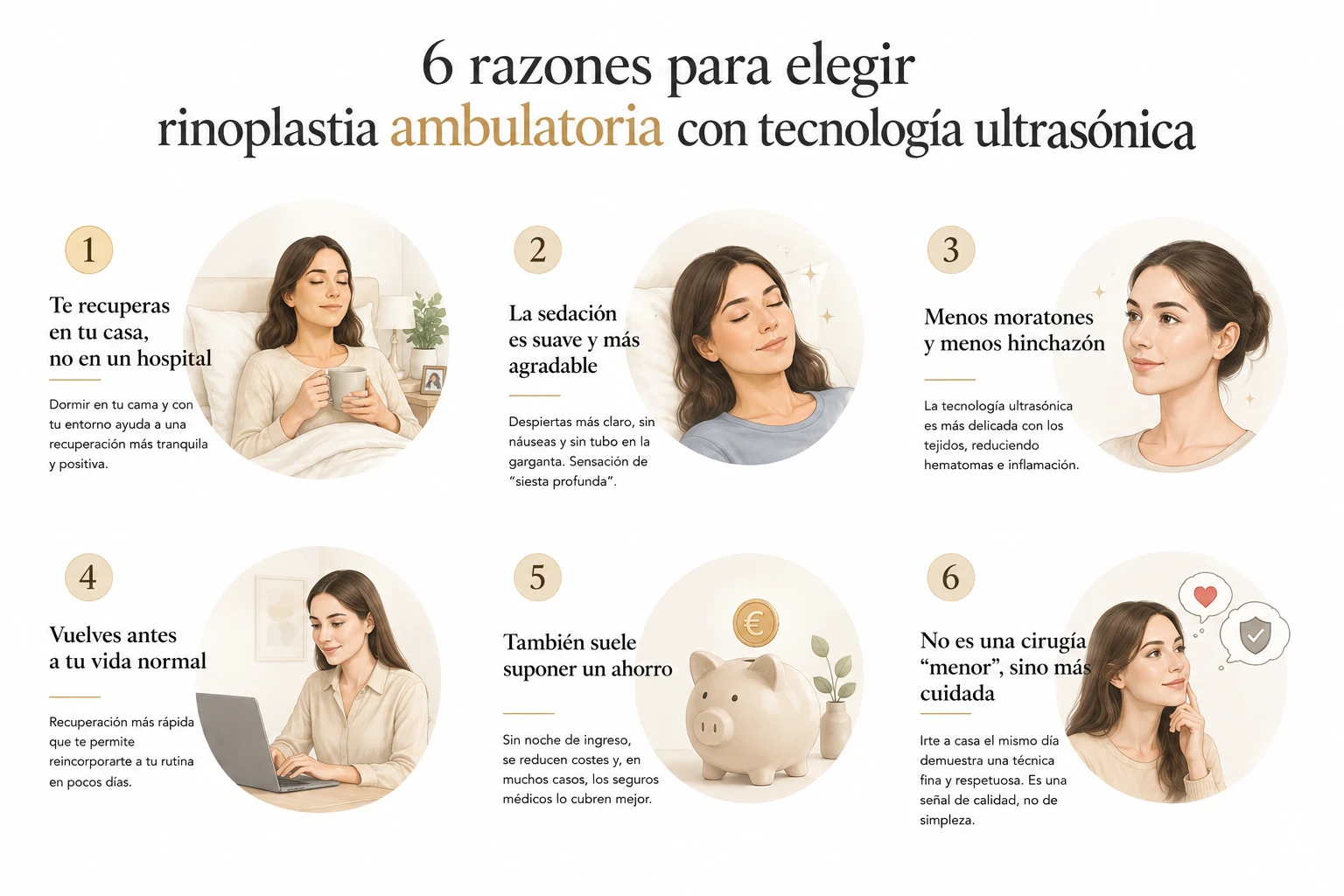 6 razones para plantearte la rinoplastia ambulatoria con tecnología ultrasónica